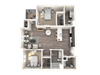 Retreat Floor Plan Retreat Floor Plan at The Oasis at Plymouth, Plymouth, 02360